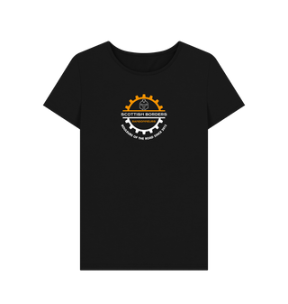 Black Women's Scottish Borders Black Tee