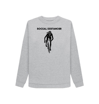 Light Heather Women's Social Distancer Sweatshirt