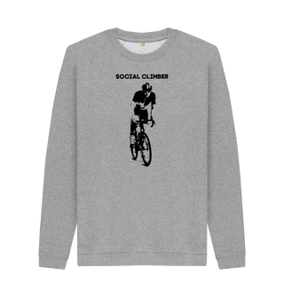 Light Heather Printed Sweater Front