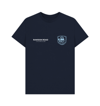 Navy Blue Printed T-shirt Front