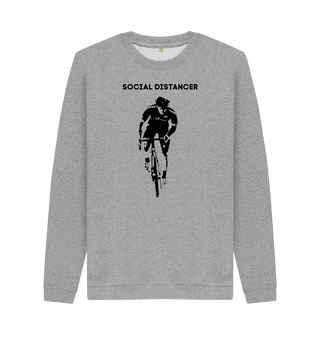 Light Heather Printed Sweater Front