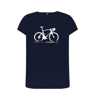 Navy Blue Printed T-shirt Front