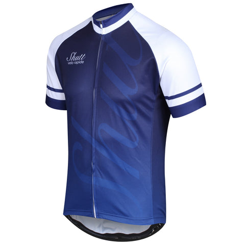 Dark blue cycling jersey sale