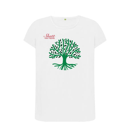 White Women's Tree Tee