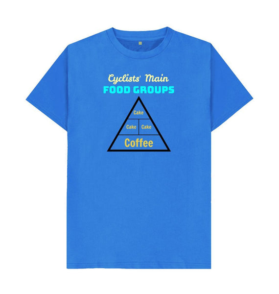 Bright Blue Food Groups T-Shirt