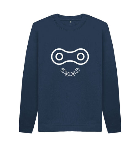 Navy Blue Chainlink Sweatshirt