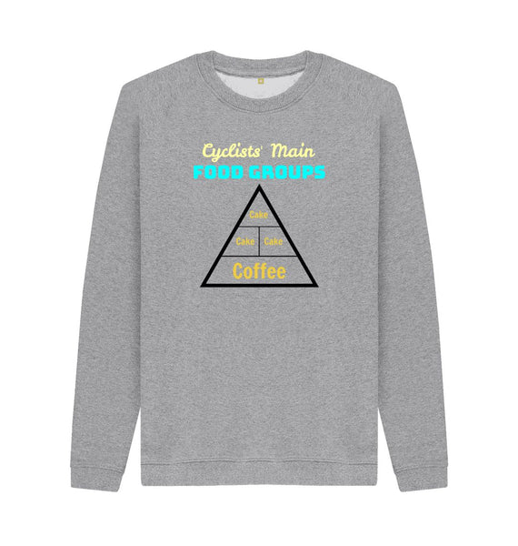 Light Heather Food Groups Sweatshirt