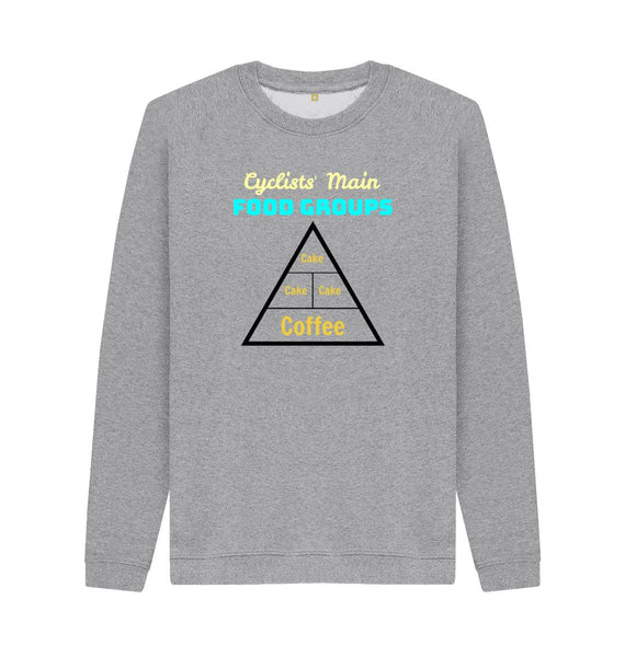 Light Heather Food Groups Sweatshirt