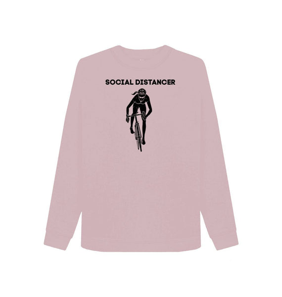 Mauve Women's Social Distancer Sweatshirt