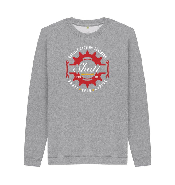 Light Heather Shutt Crest Sweatshirt