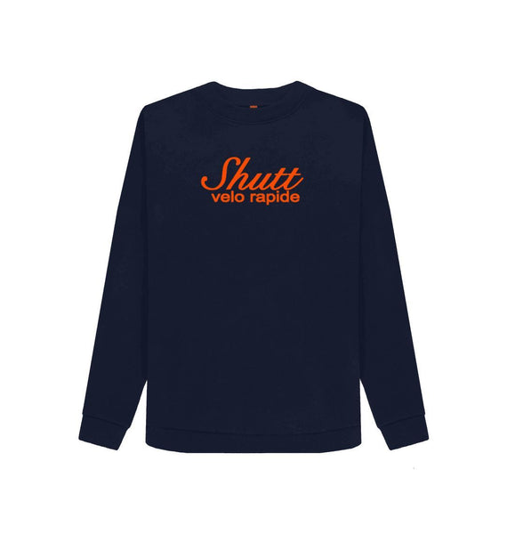 Navy Blue Women's Logo Sweatshirt