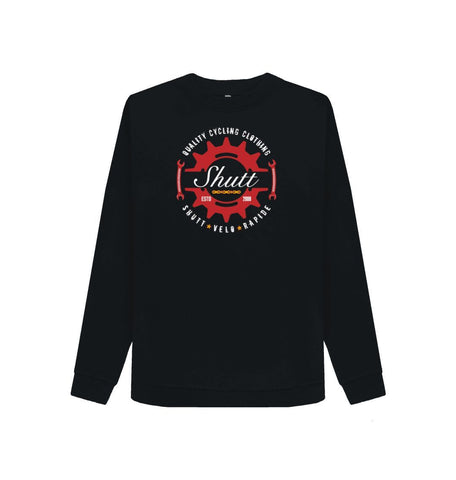 Black Women's Shutt Crest Sweatshirt
